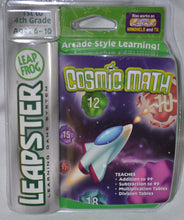 Load image into Gallery viewer, Leapfrog Leapster Arcade: Cosmic Math 1st - 4th Grade Math Cartridge
