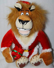 Load image into Gallery viewer, Dreamworks Merry Madagascar 2009 Alex As Santa 15&quot; Soft Christmas Plush Toy
