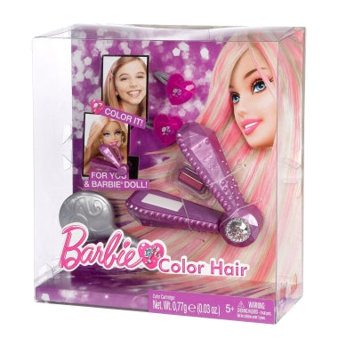 Barbie 2010 Color Hair Pack Lavender Flat Iron Tool & Doll Brush