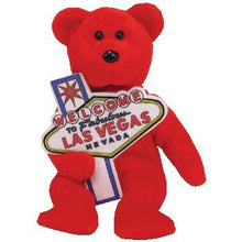 Load image into Gallery viewer, Ty Beanie Baby Red Aces Las Vegas Banner
