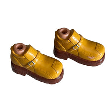 Load image into Gallery viewer, Bratz Boyz Doll Feet Mustard slip on shoe side buckles (Pre-owned)
