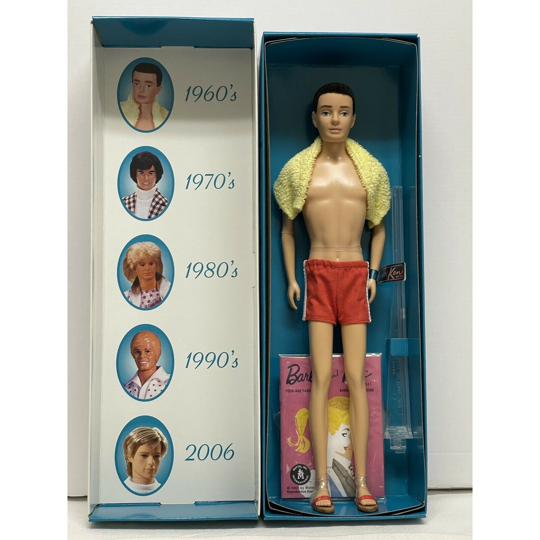 Mattel 2006 45th Anniversary Ken Doll #J0953 Swim Trunks and towel Cool