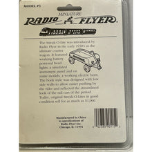 Load image into Gallery viewer, 1994 VINTAGE Radio Flyer Red Wagon Streak Lite Miniature Mini ( Model #3 )
