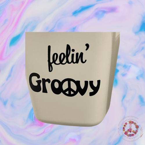 Feeling Groovy Vinyl Decal for Crafters 3.4