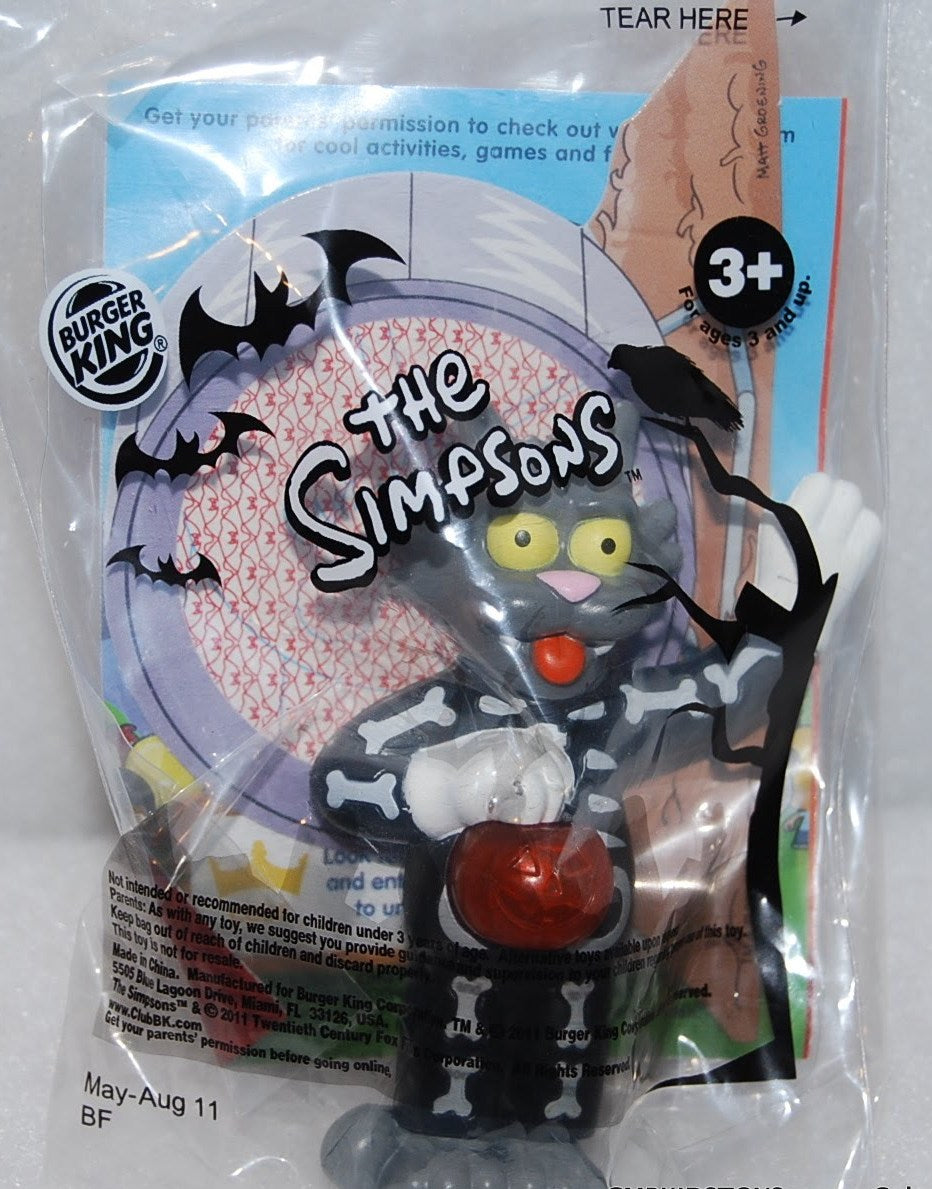 Burger King 2011 The Simpson's Treehouse of Horror SCRATCHY Toy