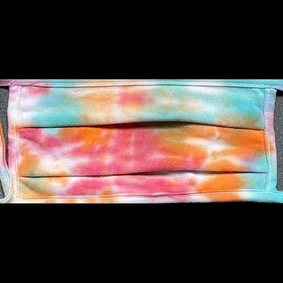Unisex Tie-Dyed Face Masks Protectors Handcrafted (Set of 2)