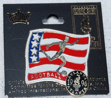 Load image into Gallery viewer, Vintage USA 1996 Atlanta Olympic Pin - Football Pinback
