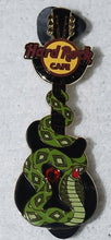 Load image into Gallery viewer, Hard Rock Cafe Four Winds Michigan Year of the Snake Guitar Collector Pin
