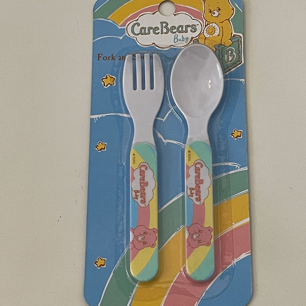 Care Bears Fork and Spoon Utensil Set (Choose Color)