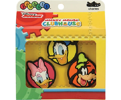 Mickey Mouse Clubhouse Jibbitz™ Badge Charm 3pc set