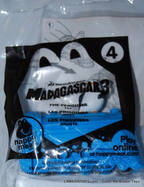 McDonald's Dreamworks Happy Meal 2012 Madagascar 3 The Penguins Toy #4