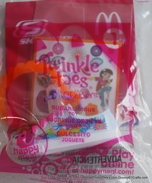 McDonald's 2011 Skechers Twinkle Toes Sugarlicious Blue Toy #1