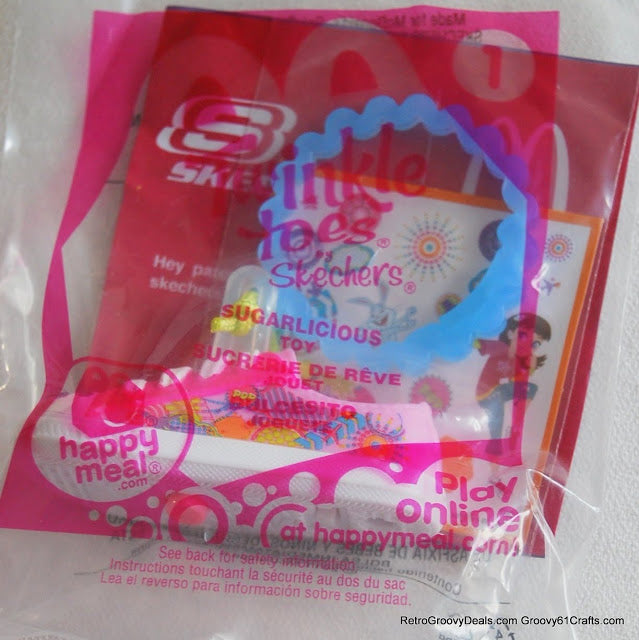 McDonald's 2011 Skechers Twinkle Toes Sugarlicious Pink Toy #1