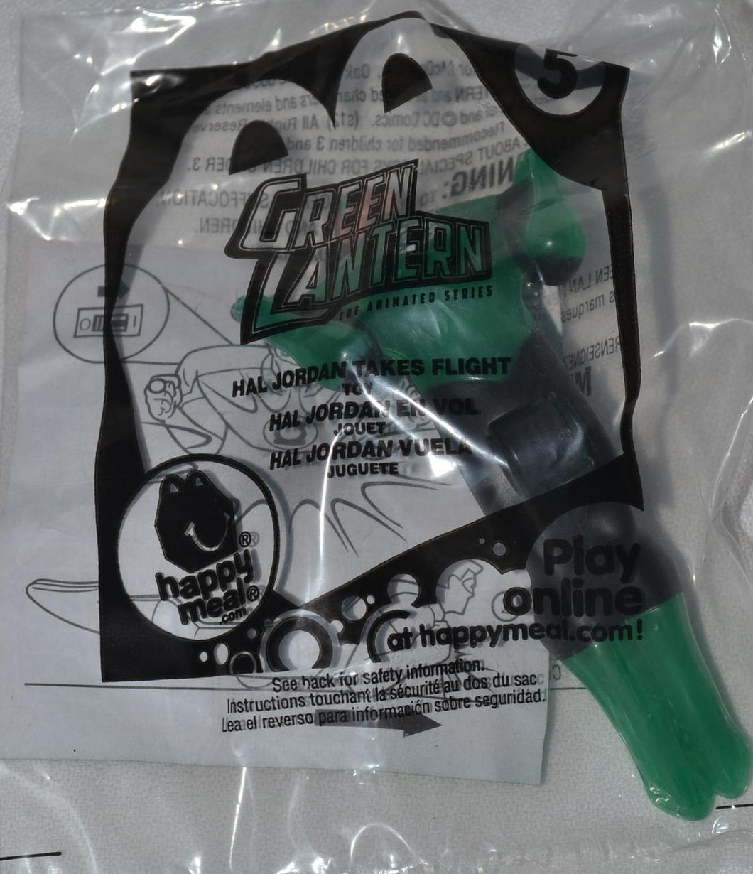 McDonald's 2012 Happy Meal Green Lantern Hal Jordan Takes Flight Toy #5