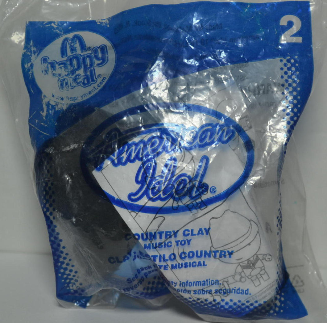 McDonald's 2008 American Idol Clay Country Music Toy #2