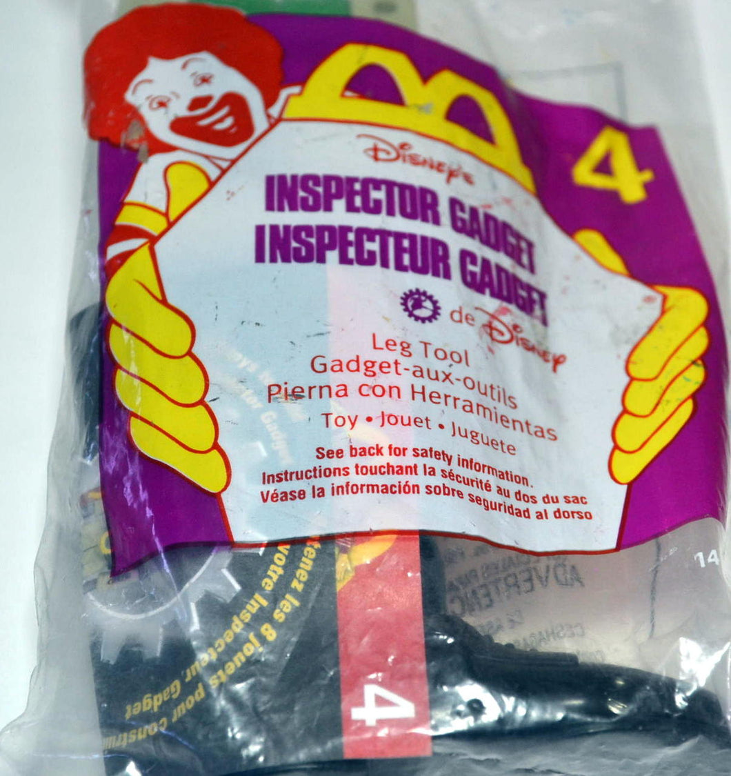 McDonald's 1999 Happy Meal Disney Inspector Gadget Leg Tool Toy #4