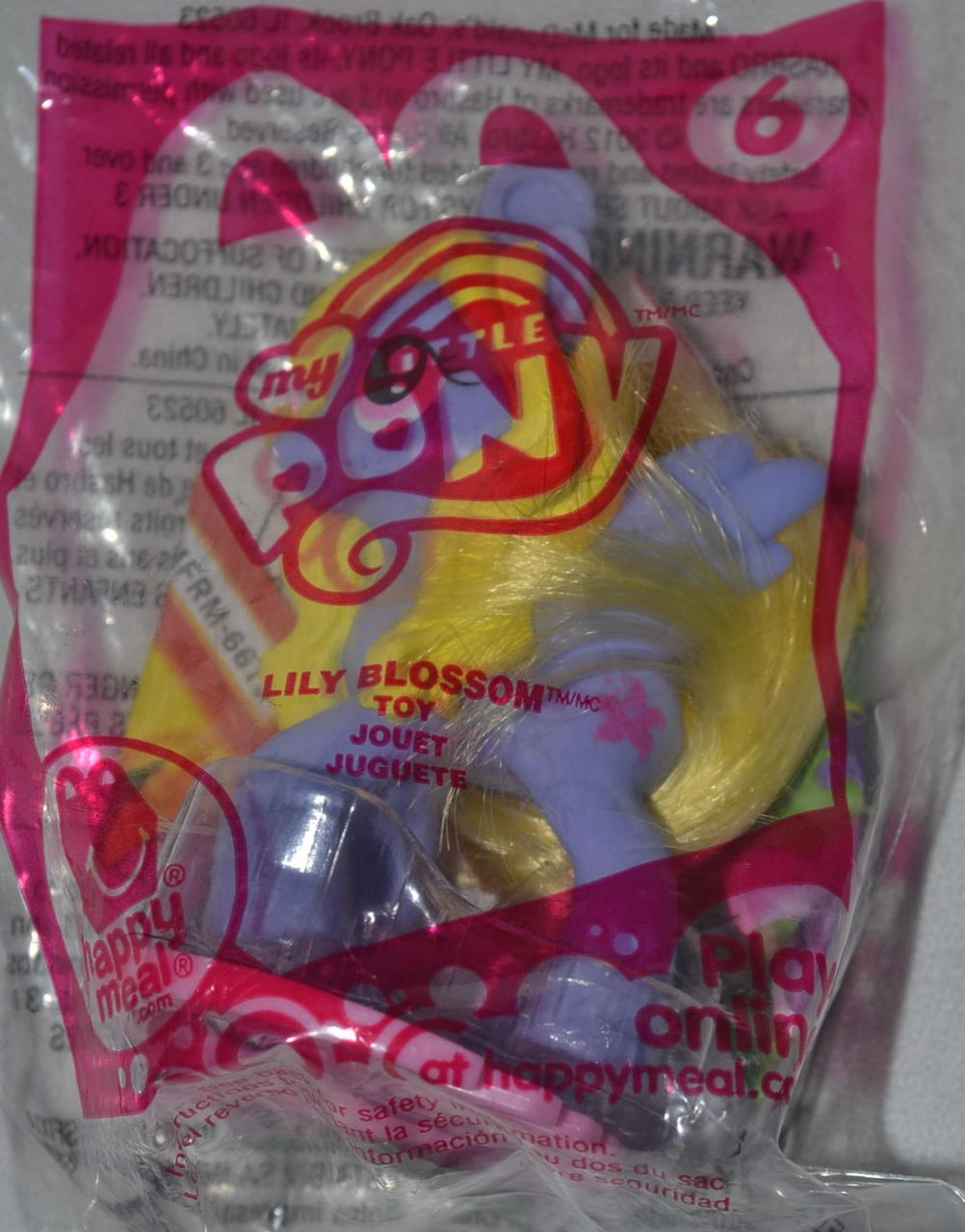 McDonald's 2012 My Little Pony Lily Blossom Toy #6