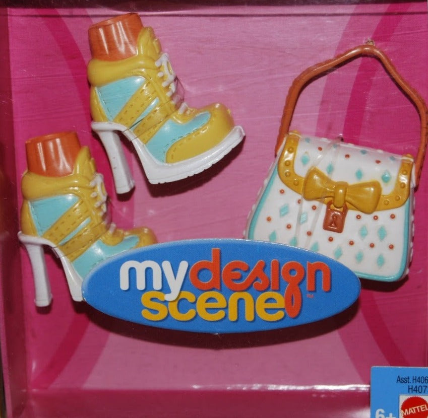 Mattel 2004 My Design Scene Boots & Purse Accessory Pack H4073