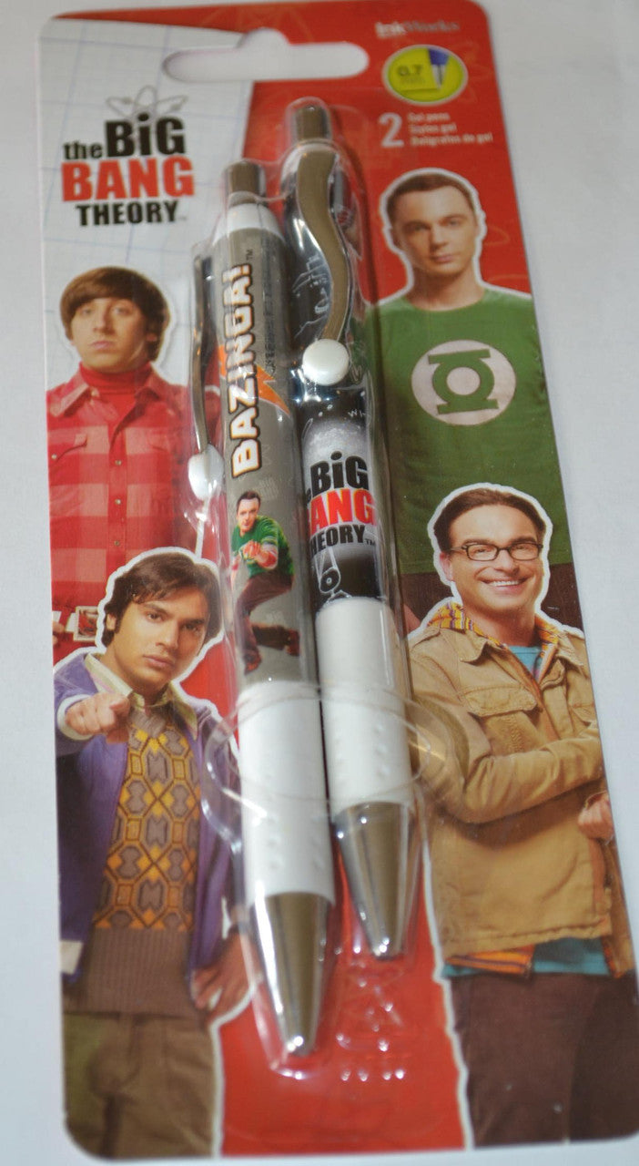 Big Bang Theory Novelty Gel Writing Pens Inkworks
