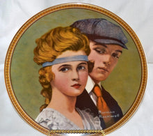 Load image into Gallery viewer, Bradford Exchange Norman Rockwell Plate Meeting On The Path 8.5" Rediscovered (Pre-owned)
