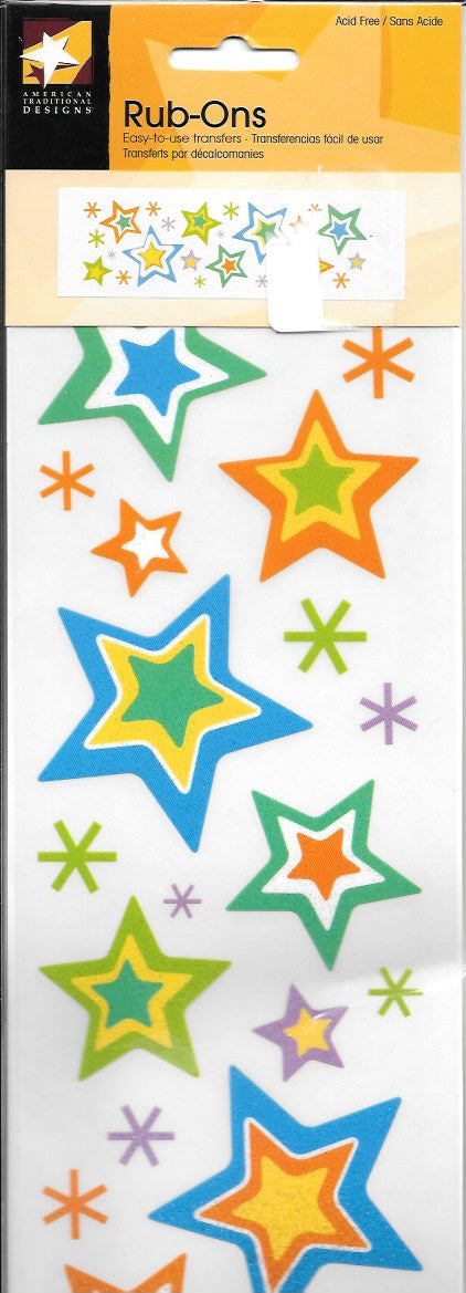 Momenta Rub-On - Multicolor Stars