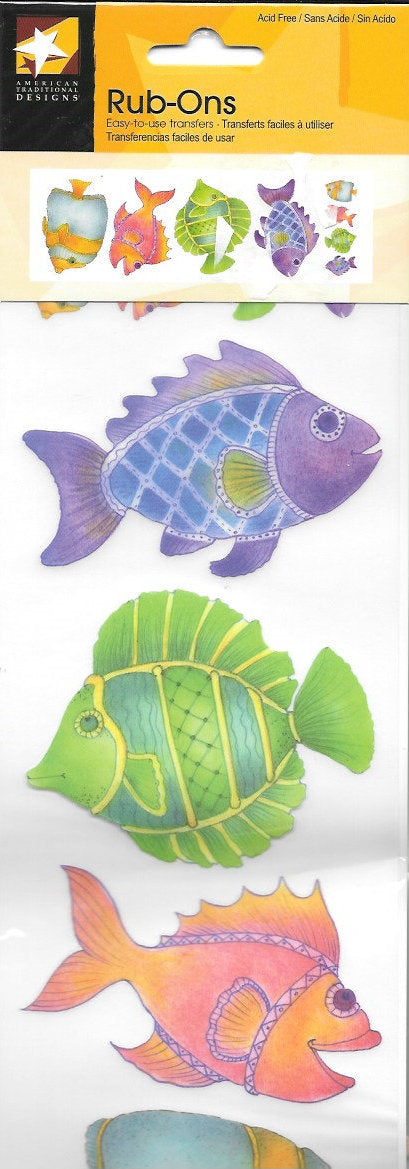Momenta Rub-On - Multicolor Tropical Fish