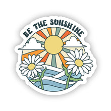 Load image into Gallery viewer, Waterproof Retro Stickers - Be the Sunshine 2.0&quot; x 1.9&quot; Die Cut
