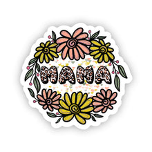 Load image into Gallery viewer, Mother&#39;s Day Waterproof Mama Stickers - Floral Mama 2.0&quot; x 1.9&quot; Die Cut
