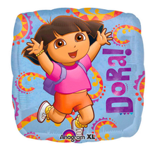 Load image into Gallery viewer, Nickelodeon Dora The Explorer Character 18" Foil Mylar Balloon
