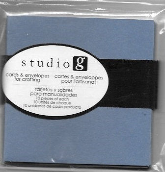 Studio G Note Cards with Envelopes Blue