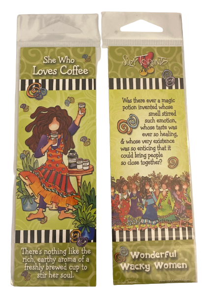 She Who Loves Coffee Bookmark Gift