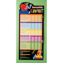 Load image into Gallery viewer, Weekly Home School Children Kids Responsibility Coated Paper Chart #1613
