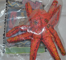 Load image into Gallery viewer, Wendy&#39;s Kids Meal Wild Life Octopus Plush Backpack Ring Toy
