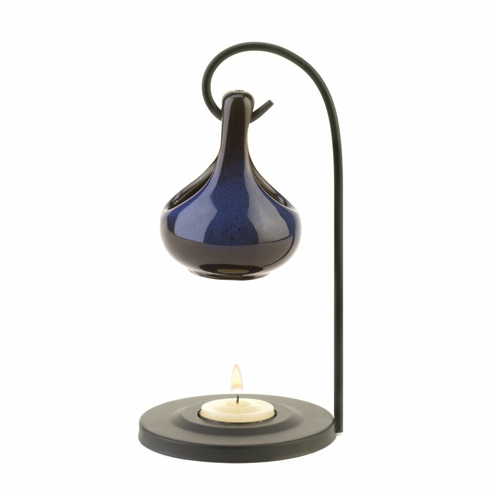 Cobalt Blue Tear Drop Oil Warmer