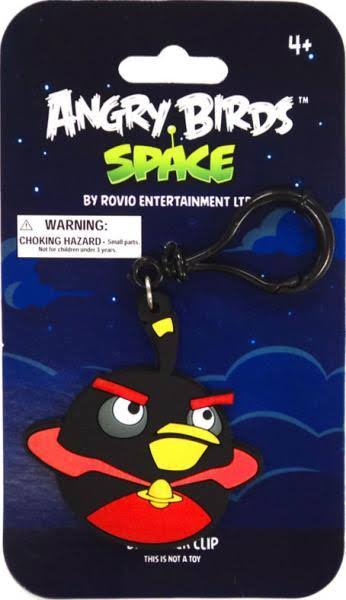 Angry Birds Backpack Clip - Space Firebomb Black