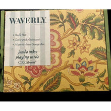 Load image into Gallery viewer, Waverly Samsara Wooden Box Set 2 Decks Floral Playing Cards C.R. Gibson
