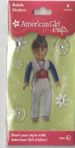 American Girl Crafts Bubble Stickers Gymnast