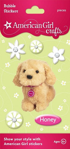 American Girl Crafts Bubble Stickers Honey Puppy