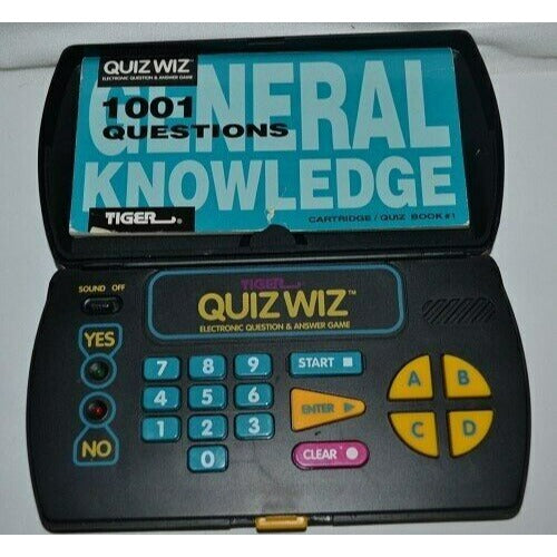 Tiger Quiz Wiz Game system General Knowledge Cartridge (Pre-owned)