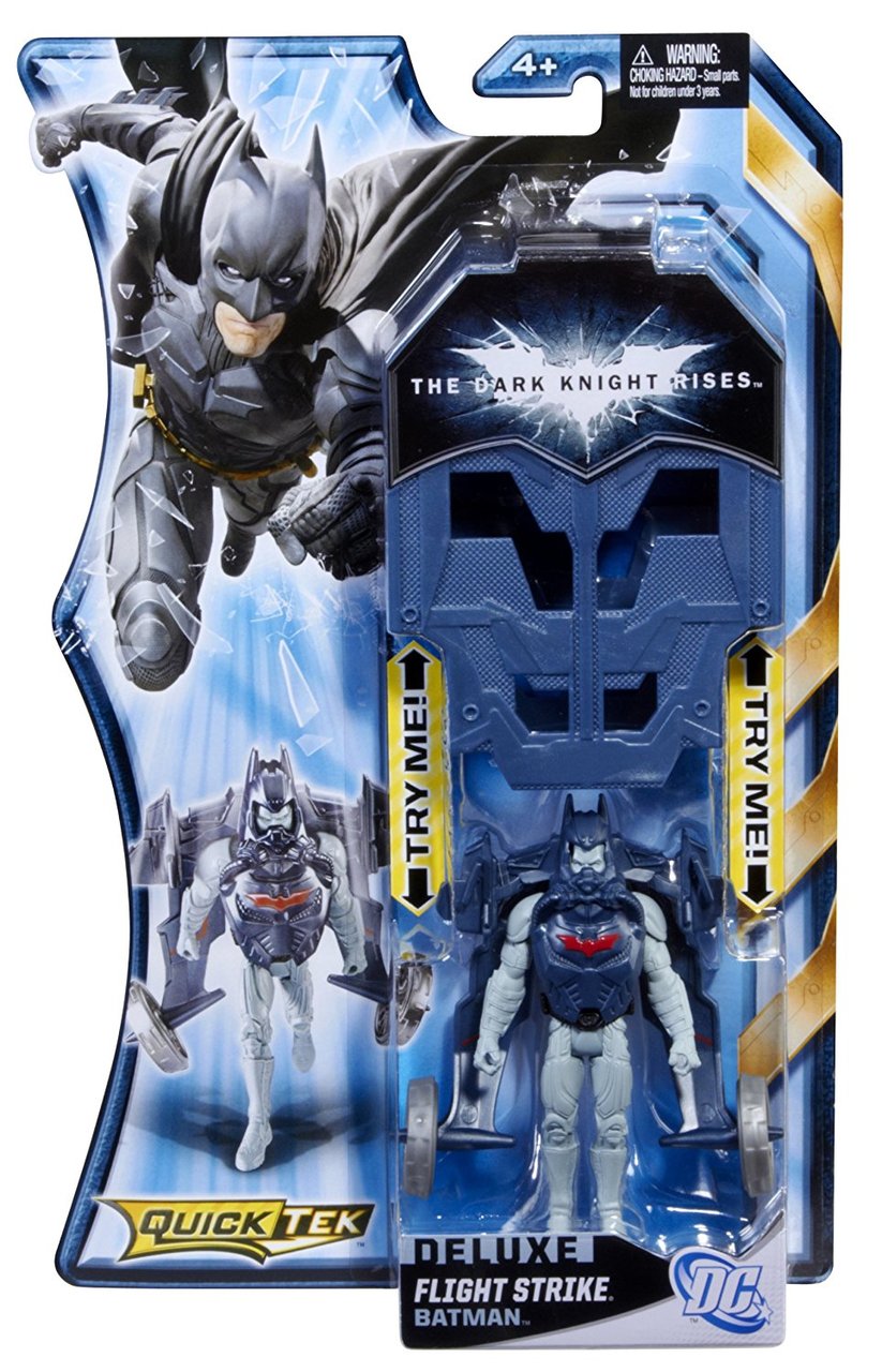Mattel DC Batman The Dark Knight Rises Quicktek Deluxe Flight Strike Figure