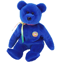 Load image into Gallery viewer, Ty Beanie Baby Clubby I Bear Retired No Tags Retired (Pre-owned)
