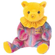 Load image into Gallery viewer, Ty Beanie Babies November Pastel Birthday Bear Tie-Dye (Retired)
