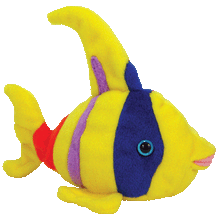 Load image into Gallery viewer, Ty Beanie Babies Oriel the Angel Yellow Fish (Retired)
