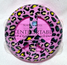 Load image into Gallery viewer, Bath and Body Works Scentportable Clip and Go Clip - Peace Sign Animal Print Pink
