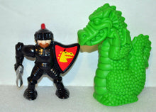 Load image into Gallery viewer, McDonald&#39;s 1995 Fisher-Price Great Adventures Knight + Dragon Toys Set #8
