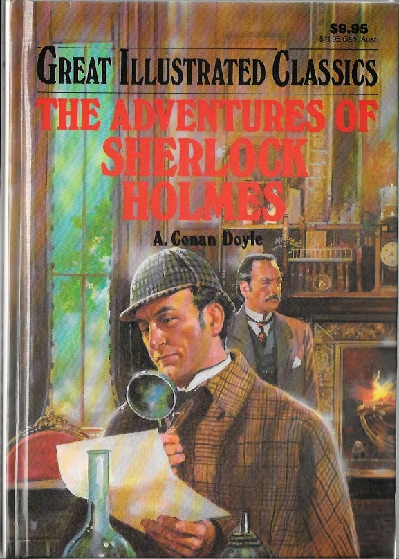 Great Illustrated Classics: The Adventure Of Sherlock Holmes Hardcover (Pre Owned)