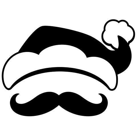 Darice Santa Hat with Mustache Embossing Essentials Folder