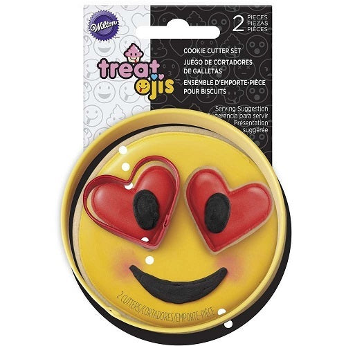Wilton Emoji Love Party Cookie Cutters Emotions & Expressions