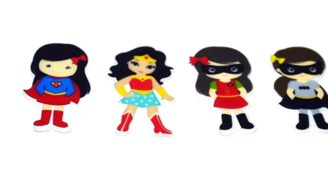 Girl Power All Four Girls Planar Cabochonss(Set of 4)