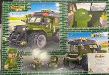 Load image into Gallery viewer, BanBao Defence Force Military Jeep Toy Building Set, 143-Piece #8255
